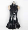 Patent Leather Slim Sexy Mini Dress