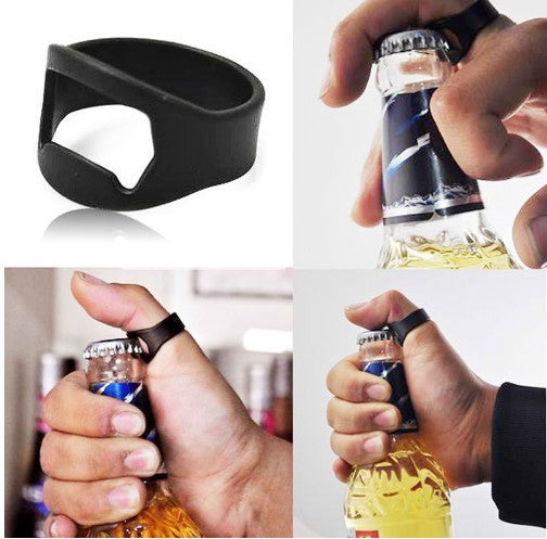 Ring Corkscrew Beer Bottle Opener